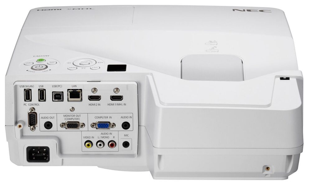 Nec UM301w short throw projector