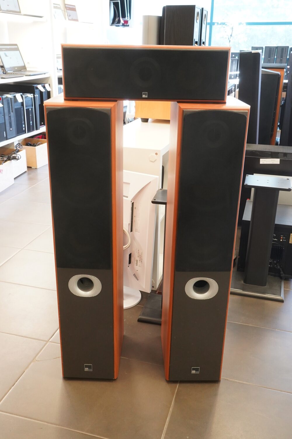 Напольные колонки M-Audio HTS 700 + средняя колонка