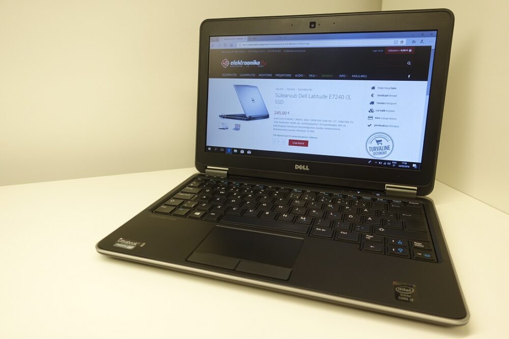Sülearvuti Dell Latitude E7240 i3, SSD